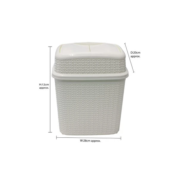 JVL Loop Plastic Push Top Bin 10L 7 JVL Loop Plastic Push Top Bin 10L - Image 5
