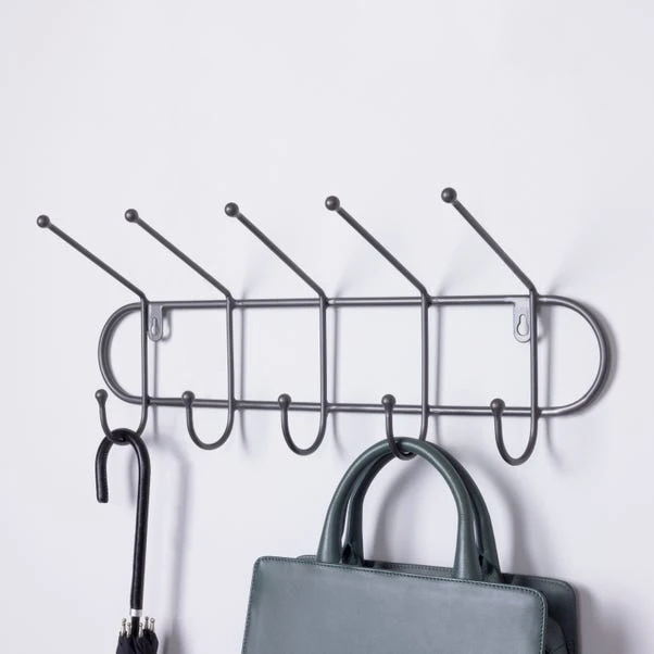 Charles Bentley Charnwood Iron Hook Coat Rack 4 Charles Bentley Charnwood Iron Hook Coat Rack - Image 2