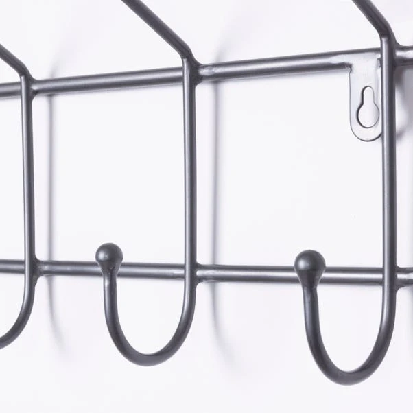 Charles Bentley Charnwood Iron Hook Coat Rack 6 Charles Bentley Charnwood Iron Hook Coat Rack - Image 4