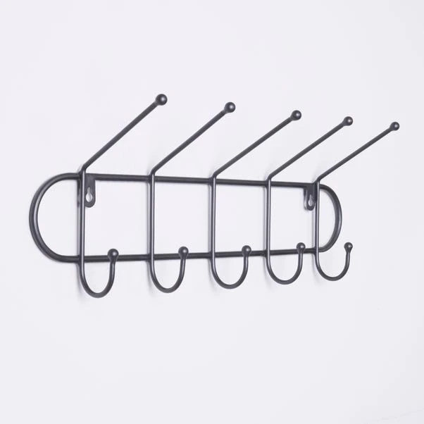 Charles Bentley Charnwood Iron Hook Coat Rack 7 Charles Bentley Charnwood Iron Hook Coat Rack - Image 5