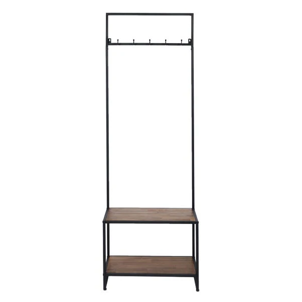 Charles Bentley Charnwood Small Coat Rack With Shoe Tidy 3 Charles Bentley Charnwood Small Coat Rack With Shoe Tidy