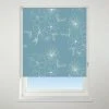 Universal Patterned Floral Cluster Teal Blackout Roller Blind 2 Universal Patterned Floral Cluster Teal Blackout Roller Blind -Dunelm Sales Store 30828036