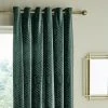 Catherine Lansfield Geo Cut Green Eyelet Curtains 2 Catherine Lansfield Geo Cut Green Eyelet Curtains -Dunelm Sales Store 30829010