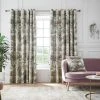 Hyperion Interiors Athena Floral Green Eyelet Curtains 1 Hyperion Interiors Athena Floral Green Eyelet Curtains -Dunelm Sales Store 30829047